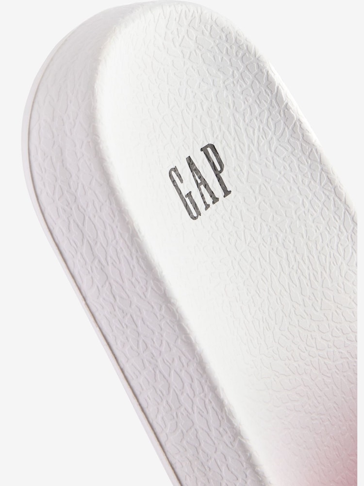 Gap White Austin Logo Sliders - Image 5 of 6