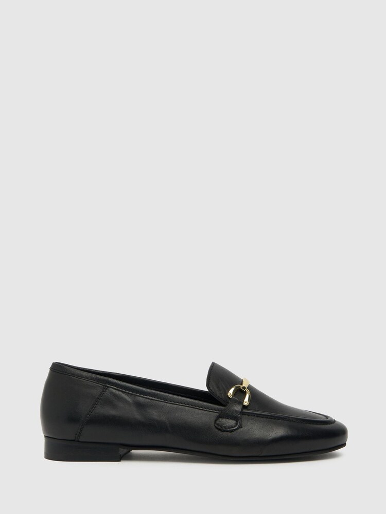 Schuh Liliane Leather Snaffle Loafers - Image 1 of 4