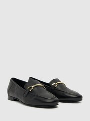Schuh Liliane Leather Snaffle Loafers - Image 2 of 4