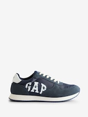 Gap Navy Blue Nashville Nylon Runner Logo Trainers - Image 1 of 5
