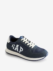 Gap Navy Blue Nashville Nylon Runner Logo Trainers - Image 2 of 5