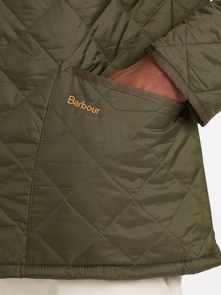 Khaki - Pikowana kurtka Barbour® Heritage Liddesdale o dopasowanym kroju - Image 7 of 10