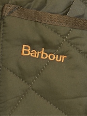 Barbour® Khaki Green Heritage Liddesdale Slim Fit Quilted Jacket - Image 9 of 10