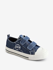 Gap Blue Houston Low Top Canvas Trainers - Image 2 of 5
