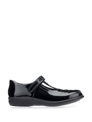 Start-Rite Poppy Black Patent Leather T Bar School Shoes - Image 4 of 8