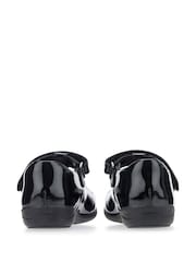 Start-Rite Poppy Black Patent Leather T Bar School Shoes - Image 7 of 8