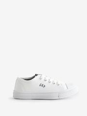 Gap White Houston Low Top Canvas Trainers - Image 1 of 5