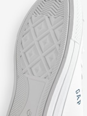 Gap White Houston Low Top Canvas Trainers - Image 4 of 5