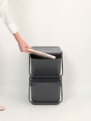Brabantia Grey Stackable Sort & Go Bin - Image 2 of 6