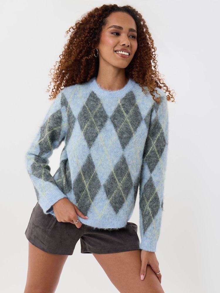 Pull Threadbare argyle à Col rond - Image 2 de 4 Pull Threadbare argyle à Col rond - Image 2 de 4