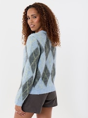 Pull Threadbare argyle à Col rond - Image 3 de 4