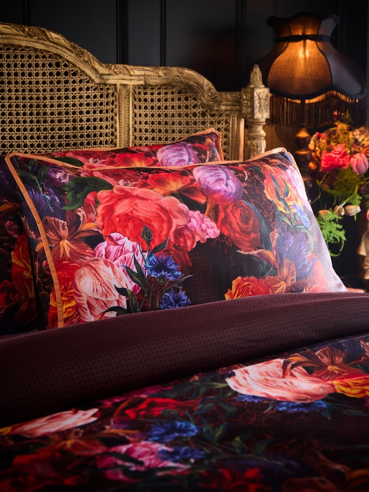 Laurence Llewelyn-Bowen Multi Grande Chintz Cotton Duvet Cover & Pillowcase Set - Image 2 of 5 Laurence Llewelyn-Bowen Multi Grande Chintz Cotton Duvet Cover & Pillowcase Set - Image 2 of 5