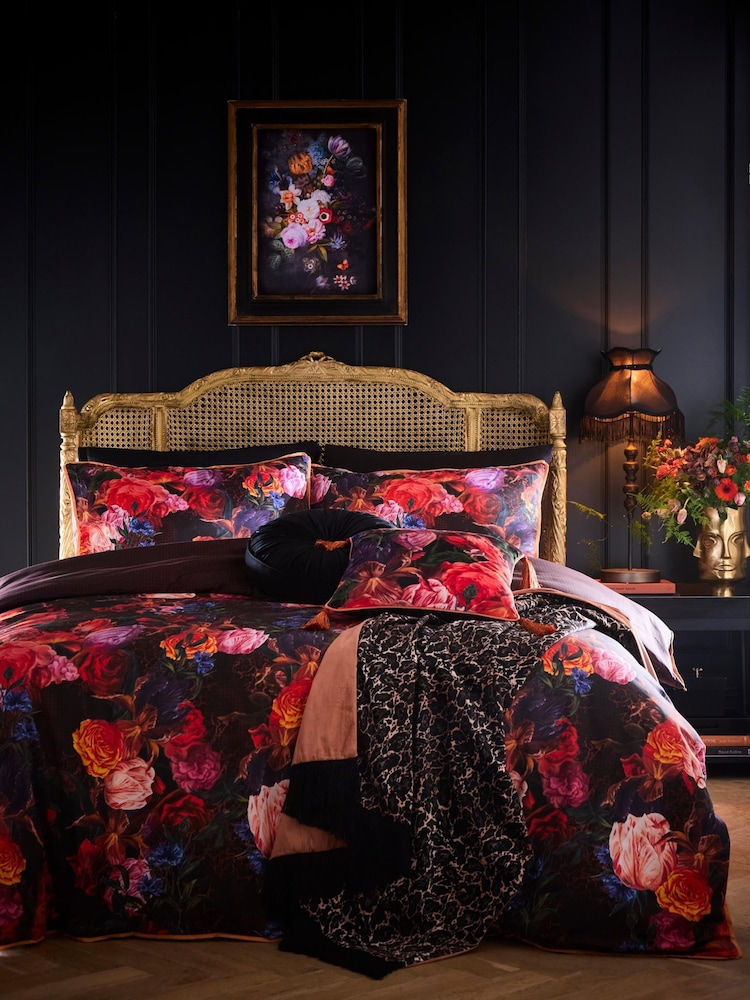 Laurence Llewelyn-Bowen Multi Grande Chintz Cotton Duvet Cover & Pillowcase Set - Image 5 of 5 Laurence Llewelyn-Bowen Multi Grande Chintz Cotton Duvet Cover & Pillowcase Set - Image 5 of 5