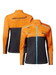 Fanatics Orange McLaren 2023 Team Softshell Jacket Womens - Image 1 of 4