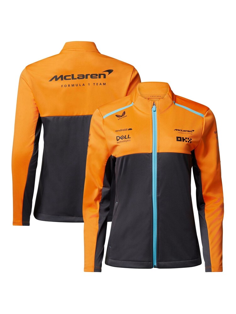 Fanatics Orange McLaren 2023 Team Softshell Jacket Womens - Image 1 of 4