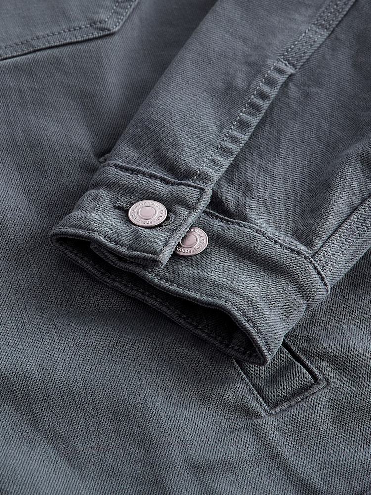 Blue Denim Trucker Jacket - Image 10 of 10