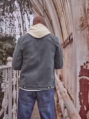 Blue Denim Trucker Jacket - Image 3 of 10