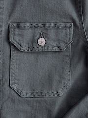 Blue Denim Trucker Jacket - Image 9 of 10
