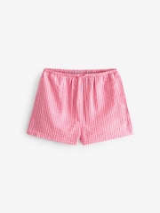 Pink Boy Textured Stripe Tie Waist Shorts - Image 5 of 6