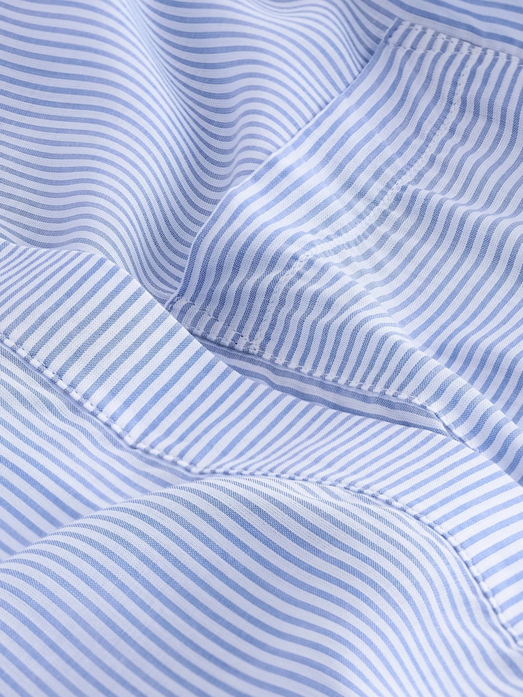 Blue/White Stripe Long Sleeve Shirt - Image 6 of 6