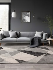 Asiatic Rugs Grey Nova Patio Rug - Image 1 of 5