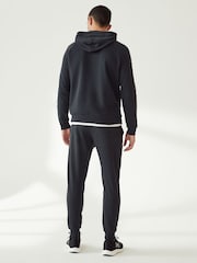 Under Armour Black/White Rival Fleece White Tracksuit - Image 2 of 6