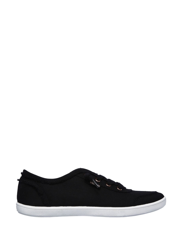 Skechers Black/White Womens Bobs B Cute Trainers - Image 2 of 5