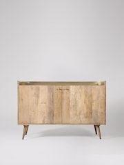Swoon Light Brown Fresco Mango Wood 2 Door Sideboard - Image 1 of 6