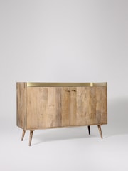 Swoon Light Brown Fresco Mango Wood 2 Door Sideboard - Image 3 of 6