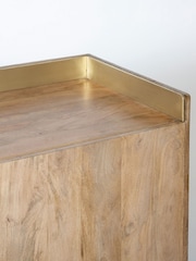 Swoon Light Brown Fresco Mango Wood 2 Door Sideboard - Image 5 of 6