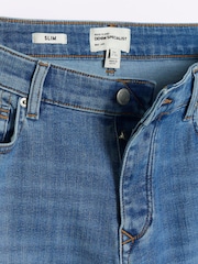 River Island Blue Slim Fit 100% Cotton Jeans - Image 6 of 6