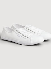 Superdry White Low Pro Trainers - Image 4 of 8