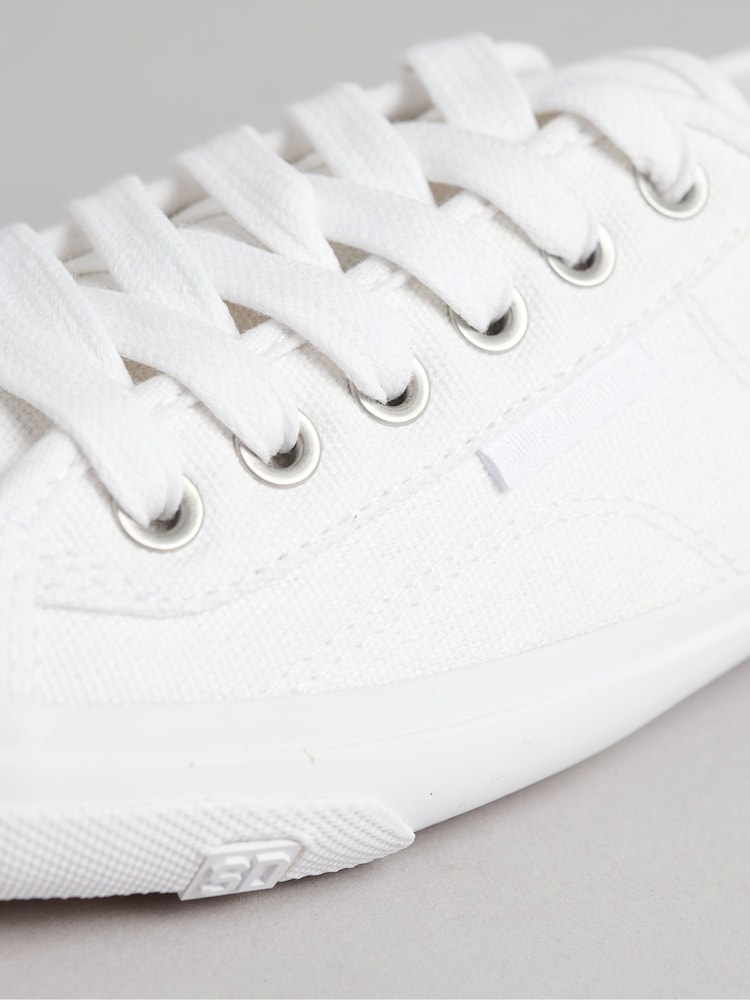 Superdry White Low Pro Trainers - Image 8 of 8