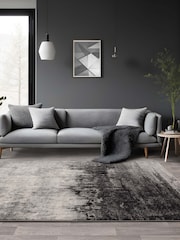 Asiatic Rugs Grey Nova Distress Rug - Image 1 of 5