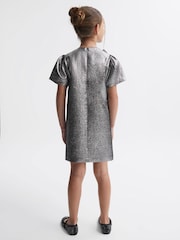 Vestido con lazo metalizado Franny de Reiss - Imagen 5 de 6