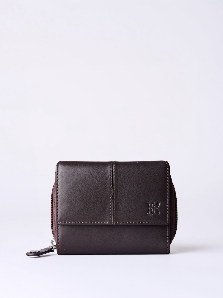 초콜릿 브라운 - Lakeland Leather Colby Small 지갑 - 5의 이미지 1
