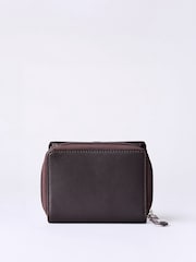 초콜릿 브라운 - Lakeland Leather Colby Small 지갑 - 5의 이미지 2