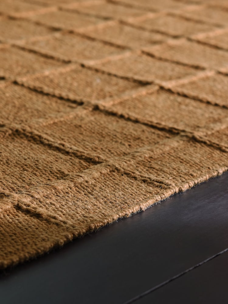 MADE.COM Natural Lennon Woven Jute Rug - Image 4 of 4