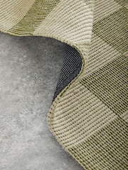 MADE.COM Green/White Juliette Woven Wool Rug - Image 3 of 5