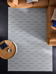 MADE.COM Blue Cowley Woven Wool Rug - Image 1 of 5