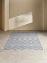 MADE.COM Blue Cowley Woven Wool Rug - Image 2 of 5
