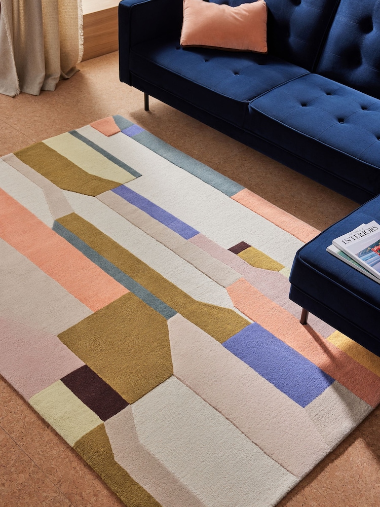 MADE.COM Multi Alonzo Wool Rug - Image 1 of 4