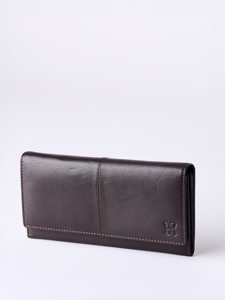 Lakeland Leather Chocolate Brown Colby Wallet - Image 4 of 4 Lakeland Leather Chocolate Brown Colby Wallet - Image 4 of 4