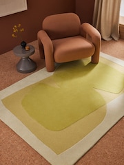 MADE.COM Yellow Kinney Wool Rug - Image 1 of 6