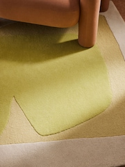 MADE.COM Yellow Kinney Wool Rug - Image 3 of 6