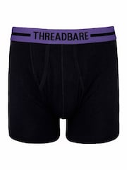 Baya/negro - Pack de 3 calzoncillos ajustados de Threadbare - Imagen 3 de 5