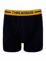 Baya/negro - Pack de 3 calzoncillos ajustados de Threadbare - Imagen 4 de 5