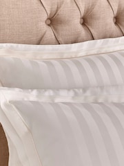 Laura Ashley Set of 2 Cream Shalford 400 Thread Count 100% Cotton Pillowcases - Image 2 of 5