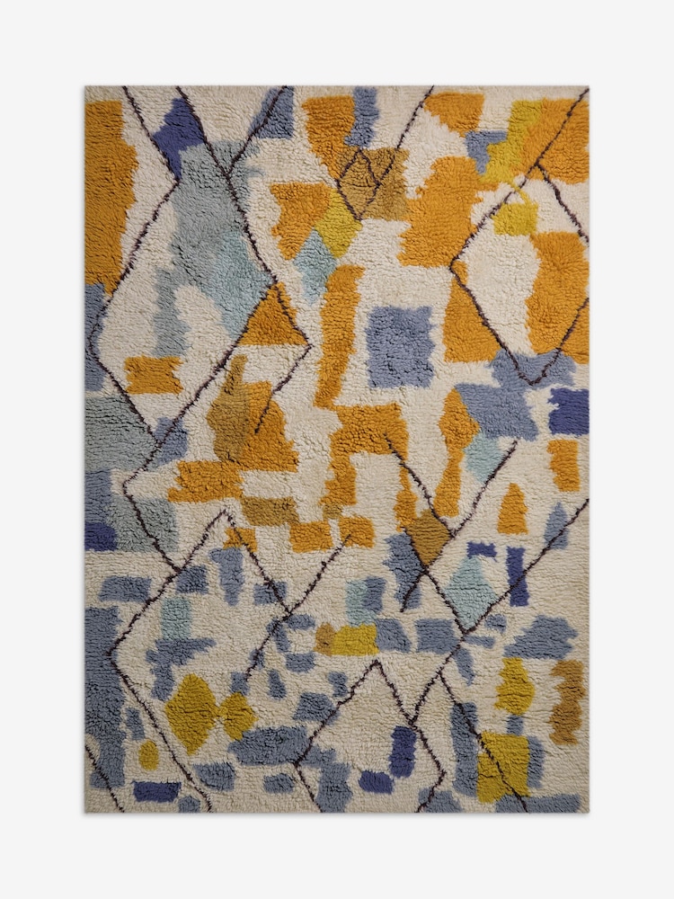 MADE.COM Multi Simone Wool Berber Rug - Image 6 of 6