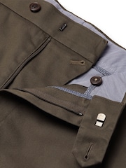 Marrón - Pantalones chinos de corte slim Ultimate sin planchado Charles Tyrwhitt - Imagen 5 de 5